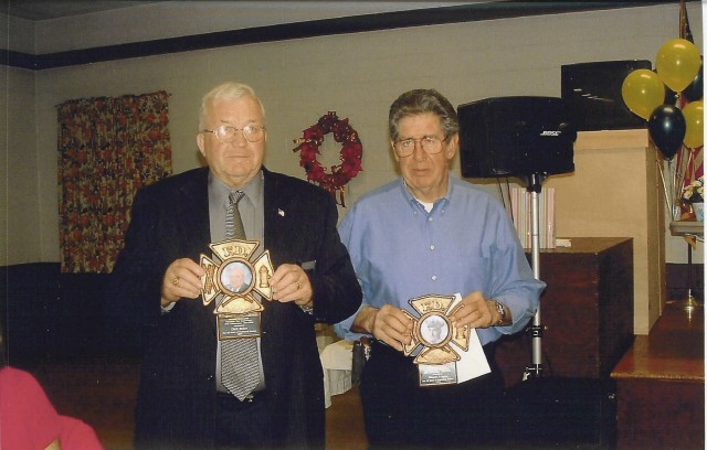 40 Year Active Members - Dick Baker and Wayne Logue - January 2006